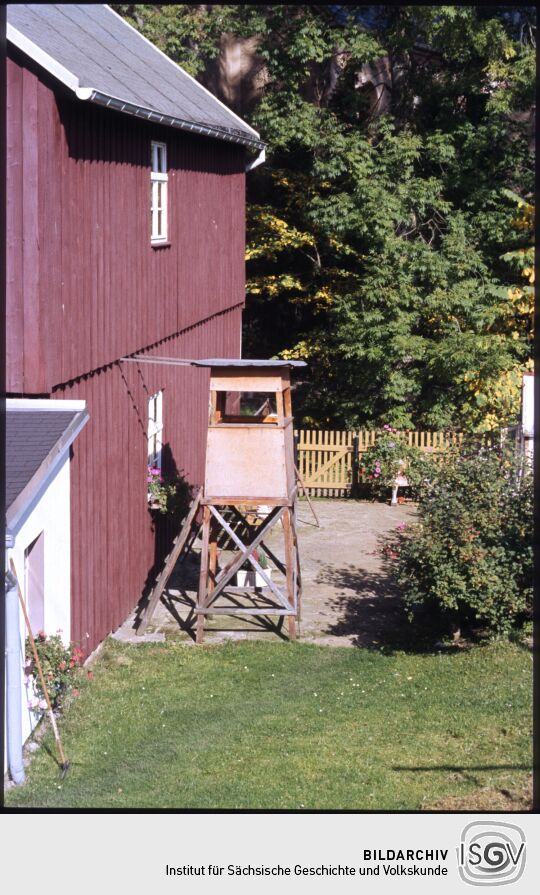 Nachbau eines Grenzpostenstandes in Wiedersberg