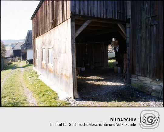 Holzscheune in Unterwürschnitz