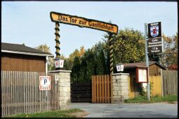 Bild: Einganstor zum Restaurant Naturverein an der Plauener Straße in Hof