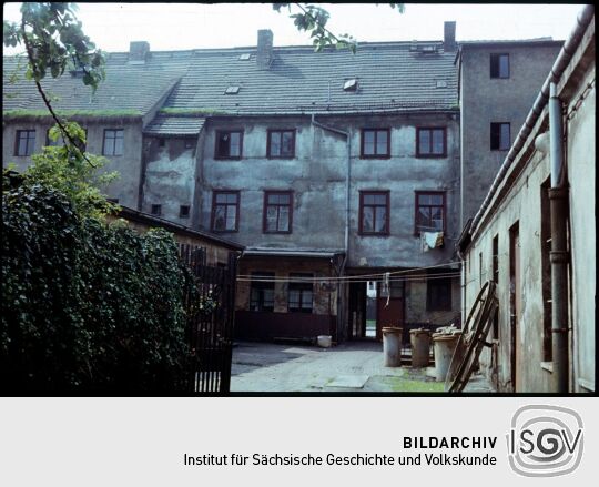 Hinterhof der Schäferstraße 24 in der Dresdner Friedrichstadt