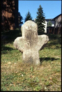 Bild: Steinkreuz mit Schwert in in Unterwürschnitz