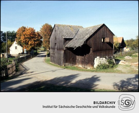 Holzscheune in Sachsgrün