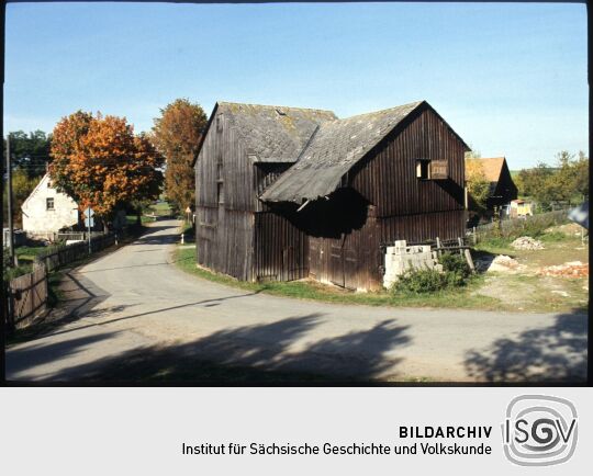 Holzscheune in Sachsgrün