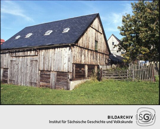 Blockscheune im Freiluftmuseum Landwüst