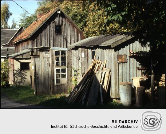 Holzschuppen in Sachsgrün