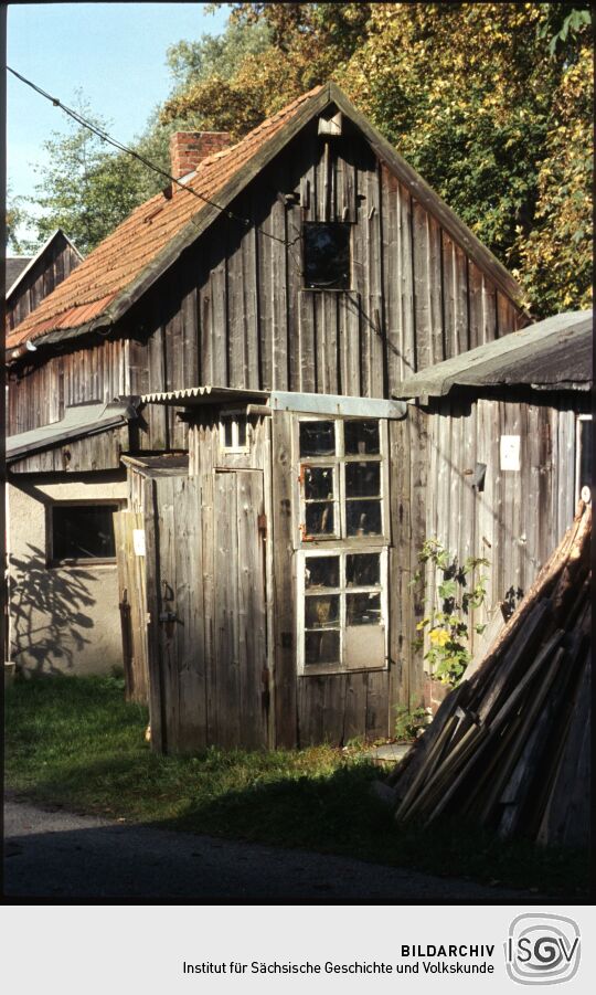 Holzschuppen in Sachsgrün