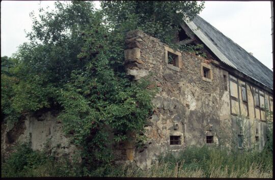 Verfallenens Gebäude in Kleinwolmsdorf