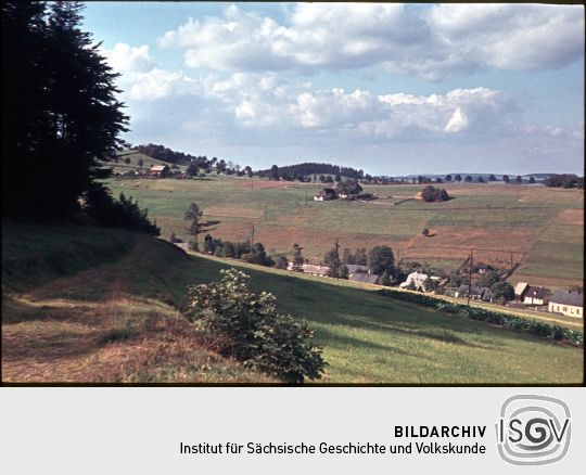 Blick vom Reicheltberg auf Seiffen
