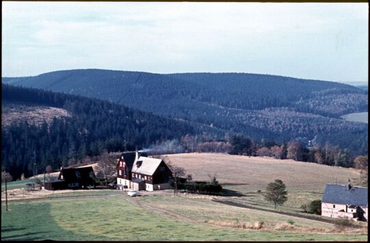 Blick auf das ehemalige Naturfreundehaus