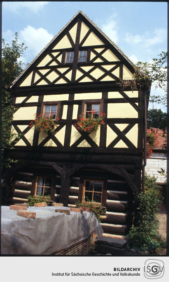 Umgebindehaus in Dresden-Wachwitz