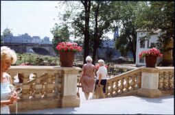Bild: Blick von der Terrasse am Hotel Bellvue auf die Augustusbrücke und die Dresdner Altstadt