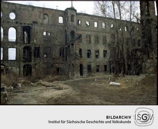 In den Ruinen des Taschenbergpalais