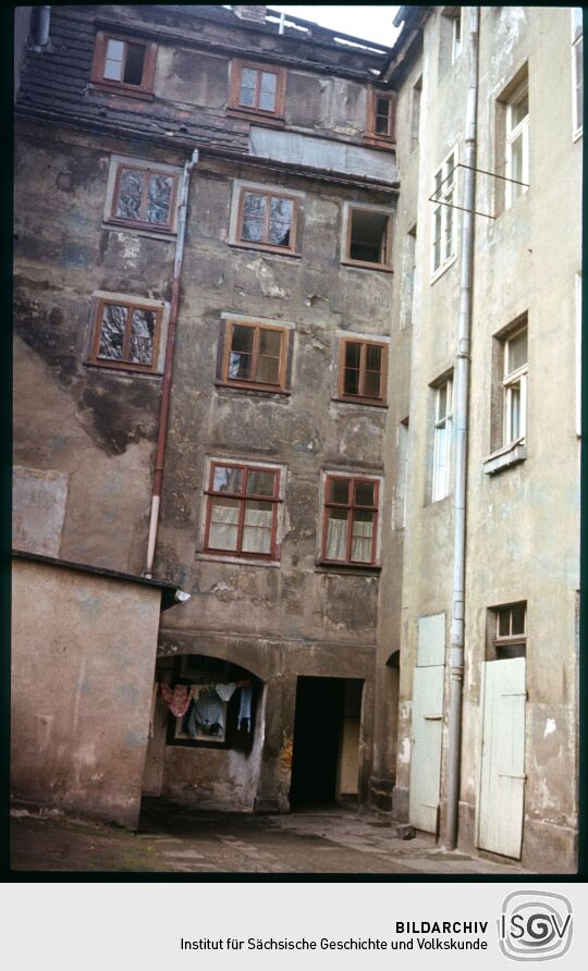 Innenhof des Gebäudes Friedrichstraße 26 in der Dresdner Friedrichstadt
