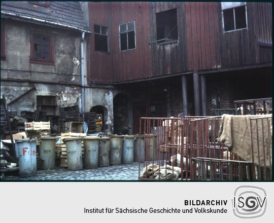 Hinterhof der Schäferstraße 16 in der Dresdner Friedrichstadt