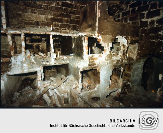 Grabkammern unter der Ruine der Dresdner Frauenkirche