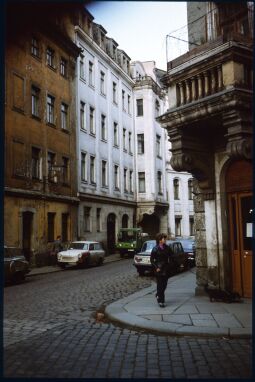 Bild: Blick durch den Obergraben in der Inneren Neustadt Dresden