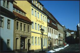 Bild: Gebäude an der Nordseite des Stolpener Marktplatzes