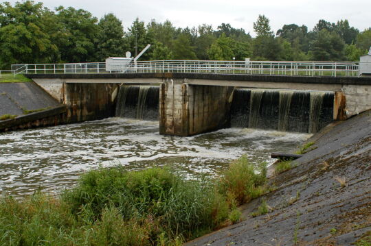 Das Spreewehr in Uhyst