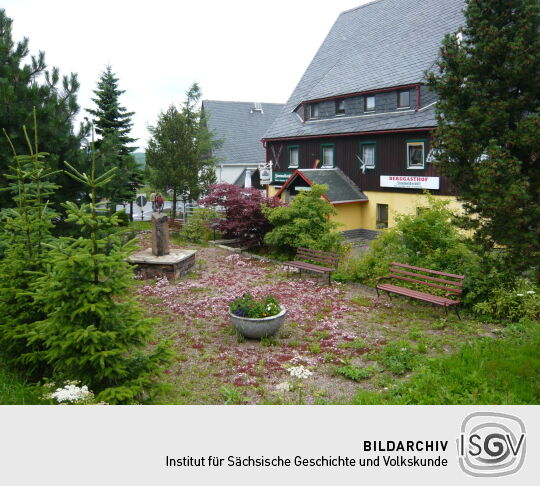 Die Gaststätte "Zinnwaldstübl" in Zinnwald