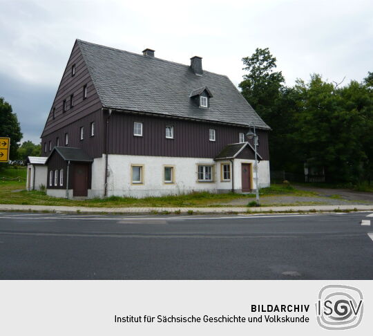 Ehemaliges Postgebäude am der Teplitzer Straße in Zinnwald