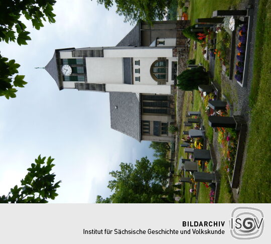 Kirche und Friedhof von Zinnwald