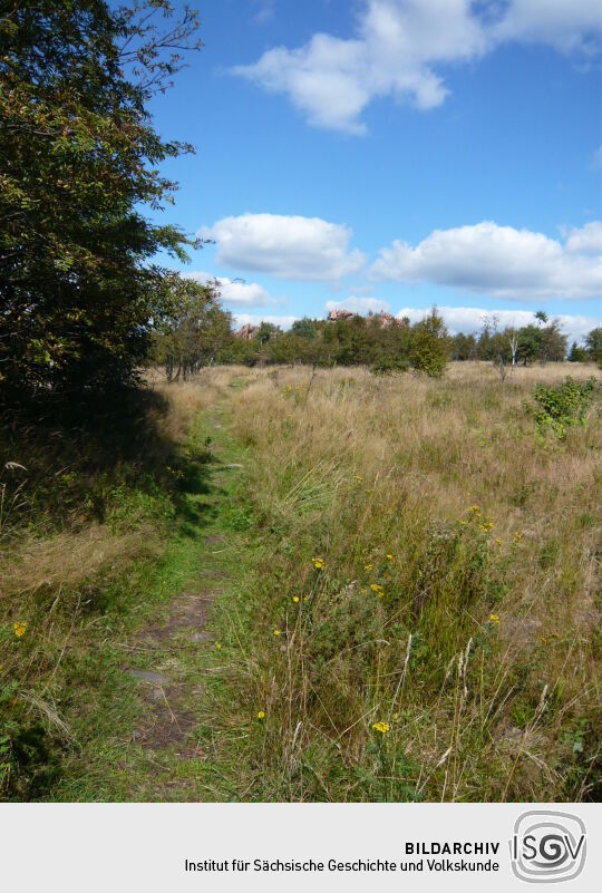 Der Weg zum Großen Lugstein bei Georgenfeld