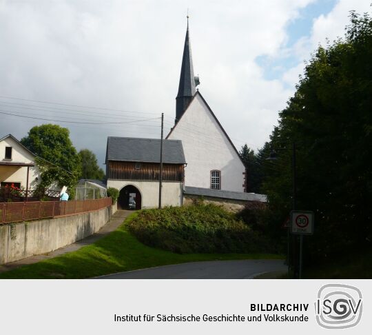 Torhaus an der Kirche in Claußnitz