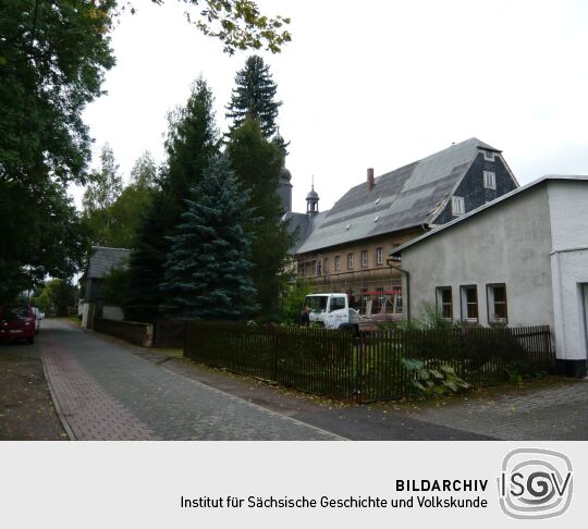 Gebäude auf dem Gelände der Kirchgemeinde in Altmittweida