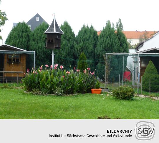 Taubenschlag auf einem Grundstück an der Dorfstraße in Altmittweida