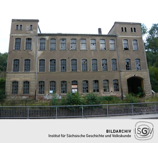 Leerstehende Industriebauten in der Heinrich-Heine-Straße in Mittweida