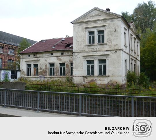 Leerstehende Industriebauten in der Heinrich-Heine-Straße in Mittweida