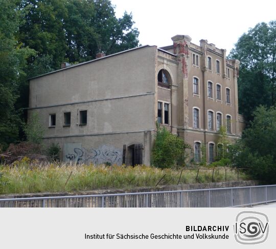 Leerstehende Industriebauten in der Heinrich-Heine-Straße in Mittweida