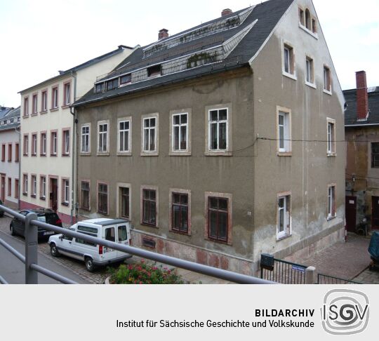 Historische Wohngebäude in der Straße "Neustadt" in Mittweida