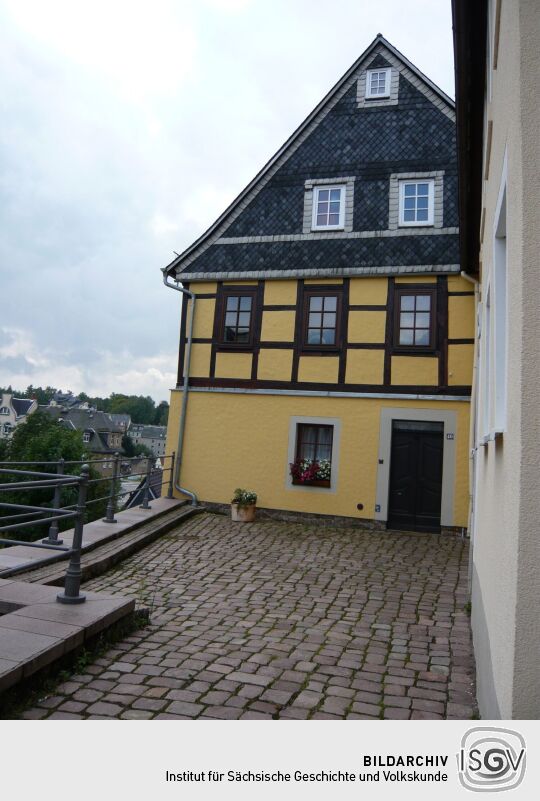 Historische Wohngebäude in der Straße "Neustadt" in Mittweida