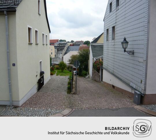 Historische Wohngebäude in der "Neustadt" / Kapellengasse in Mittweida