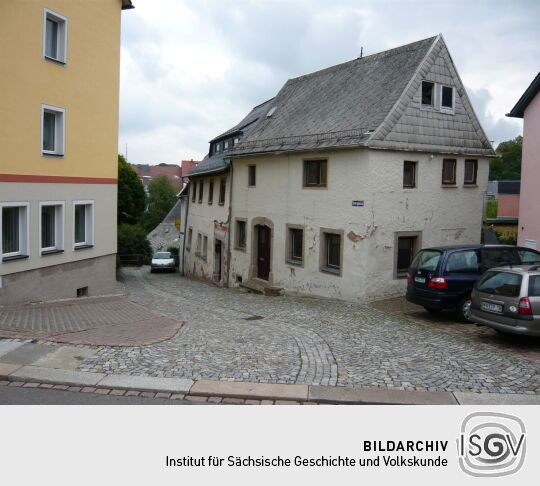 Historische Wohngebäude in der Straße "Neustadt" in Mittweida