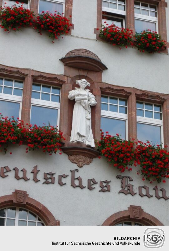 Wohn- und Geschäftshäuser in der Rochlitzer Straße in Mittweida