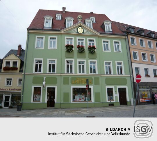 Die Apotheke am Markt in Mittweida.