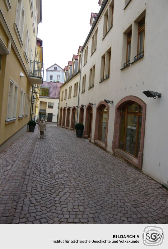 Die Badergasse in Mittweida