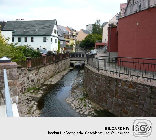 Wohn- und Geschäftshäuser am Pfarrberg in Mittweida