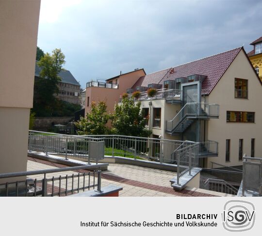 Wohn- und Geschäftshäuser am Pfarrberg in Mittweida