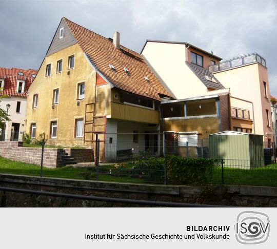 Wohn- und Geschäftshäuser am Pfarrberg in Mittweida