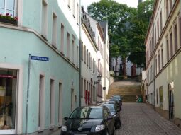 Bild: Die Mühlgasse in Mittweida