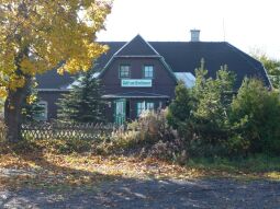 Bild: Das ehemalige Hochmoor-Café in Georgenfeld