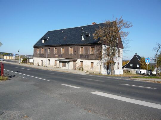 Der geschlossene "Grenzsteinhof" in Georgenfeld