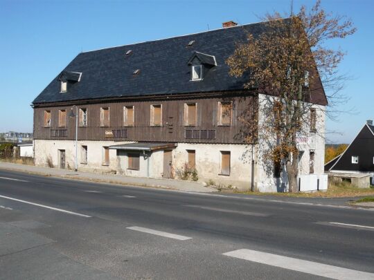 Der geschlossene "Grenzsteinhof" in Georgenfeld