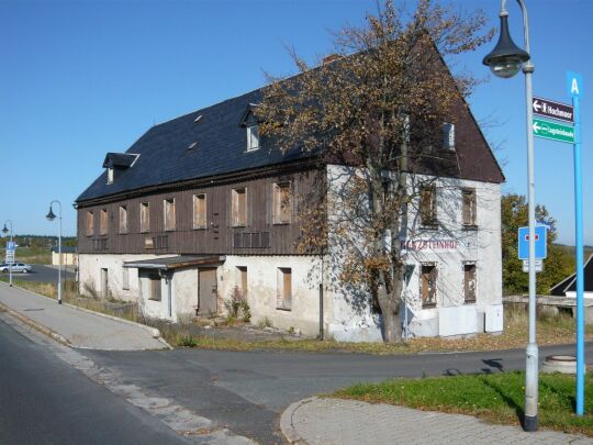 Der geschlossene "Grenzsteinhof" in Georgenfeld