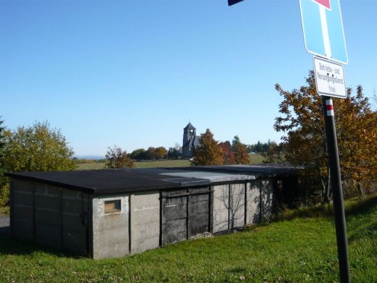 Garagen an der Teplitzer Straße in Zinnwald-Georgenfeld