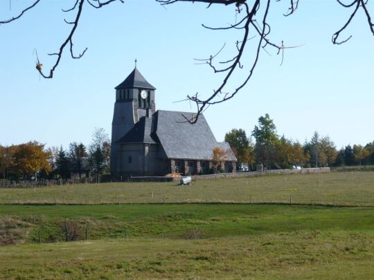 Die evangelische Kirche in Zinnwald-Georgenfeld