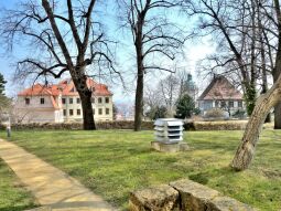 Bild: Meißen - Garten des Sächs. Landesgymnasiums St. Afra (Freiheit Nr.13)